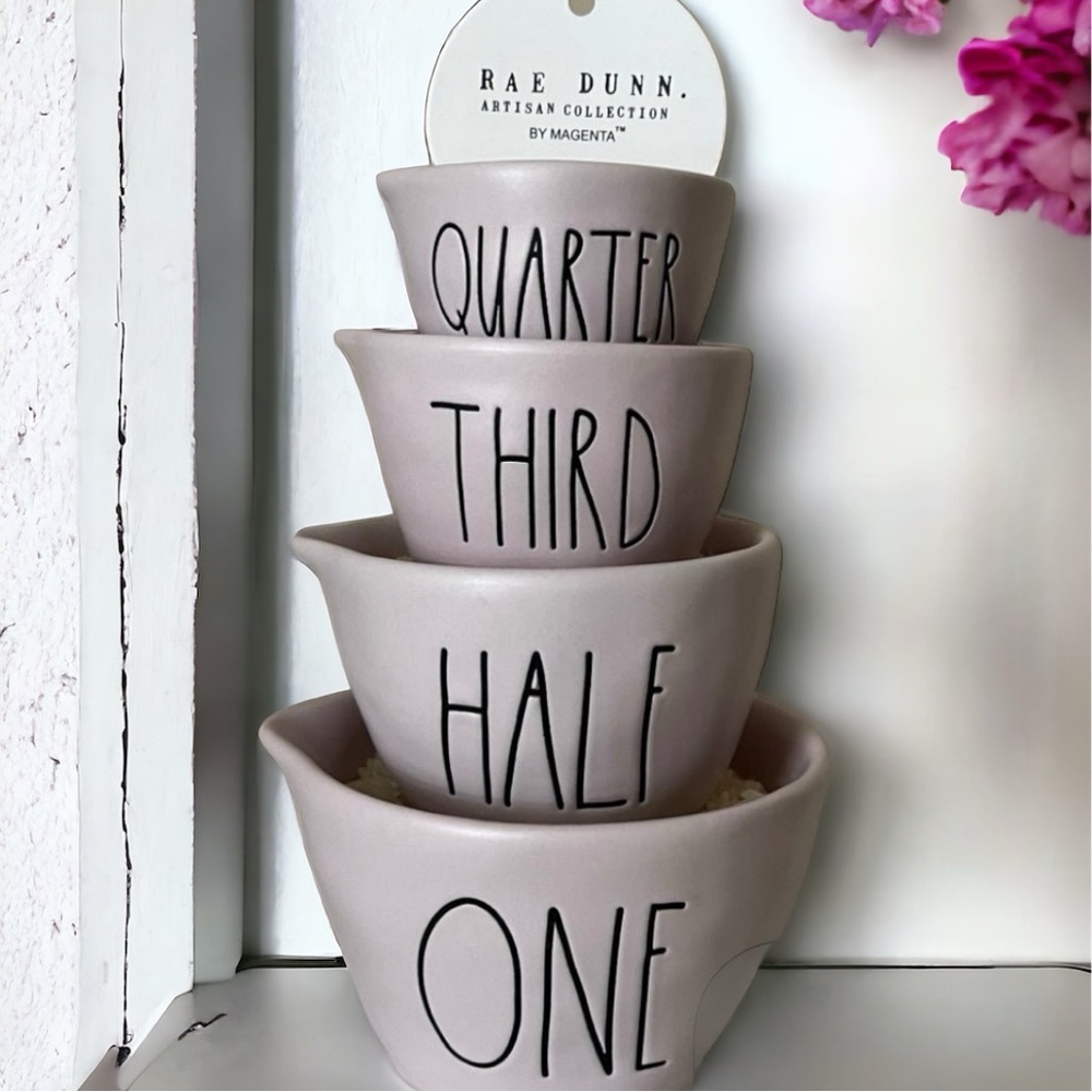 Rae Dunn Lilac Lavender Measuring Cups - Picture 3 of 5